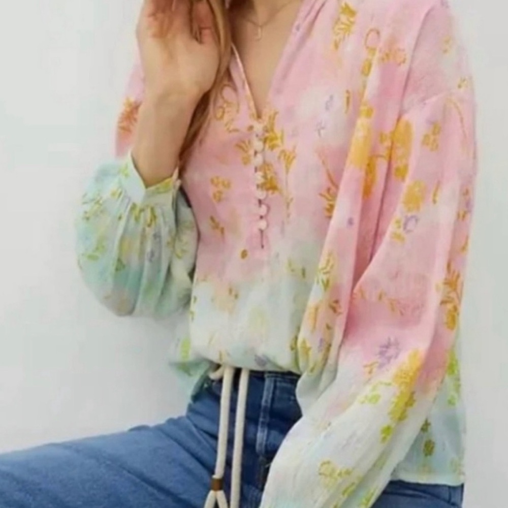 Pilcro Ombré Blouse